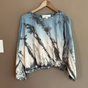 NWT Vintage Havana Cotton‎ Tie Dyed Burnout Top